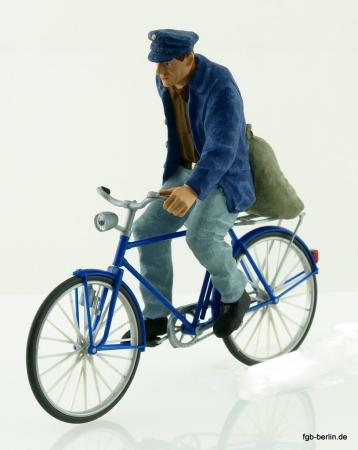 Preiser Bauer auf Fahrrad