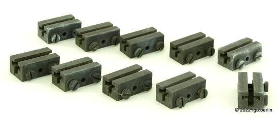 Baumann schraubbare Schienenverbinder, 2-teilig