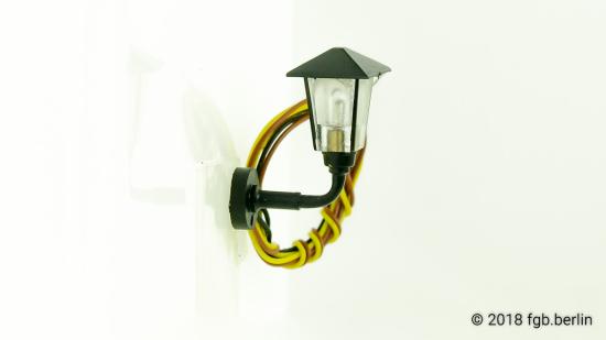 BB Wandlampe für Wohnhäuser klein