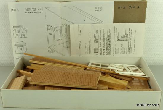 Holz-Modell-Bau HMB Anbau für Ringlokschuppen