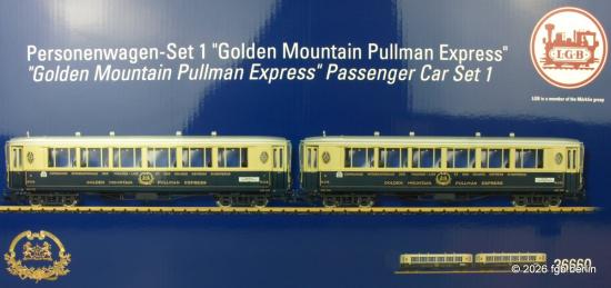 LGB Personenwagen-Set 1 Golden Mountain Pullman Express