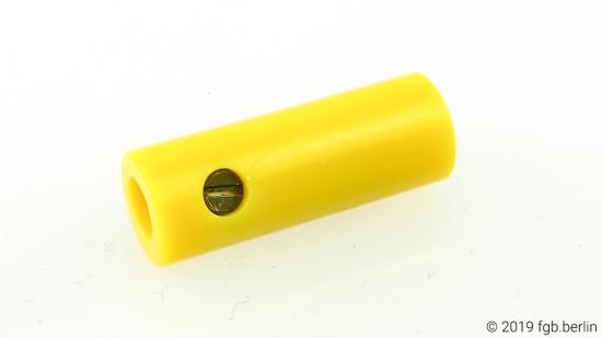 LGB Anschlußstecker gelb 4 mm