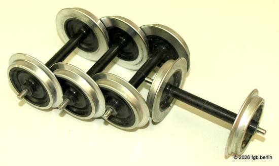 LGB Metallachse-Vollrad - 4 Stück