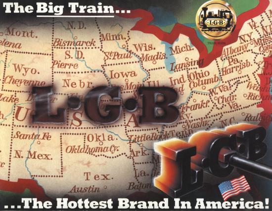 LGB Catalog 1991 The Big Train USA - englisch