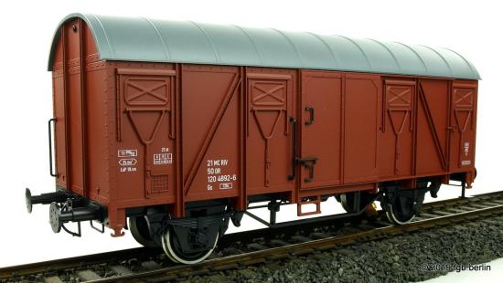 Modelbouw Boerman gedeckter Güterwagen DR Gs 120 - 4892-6