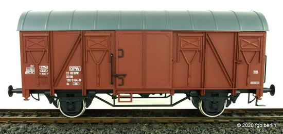 Modelbouw Boerman gedeckter Güterwagen DR Gs1204 (OPW)