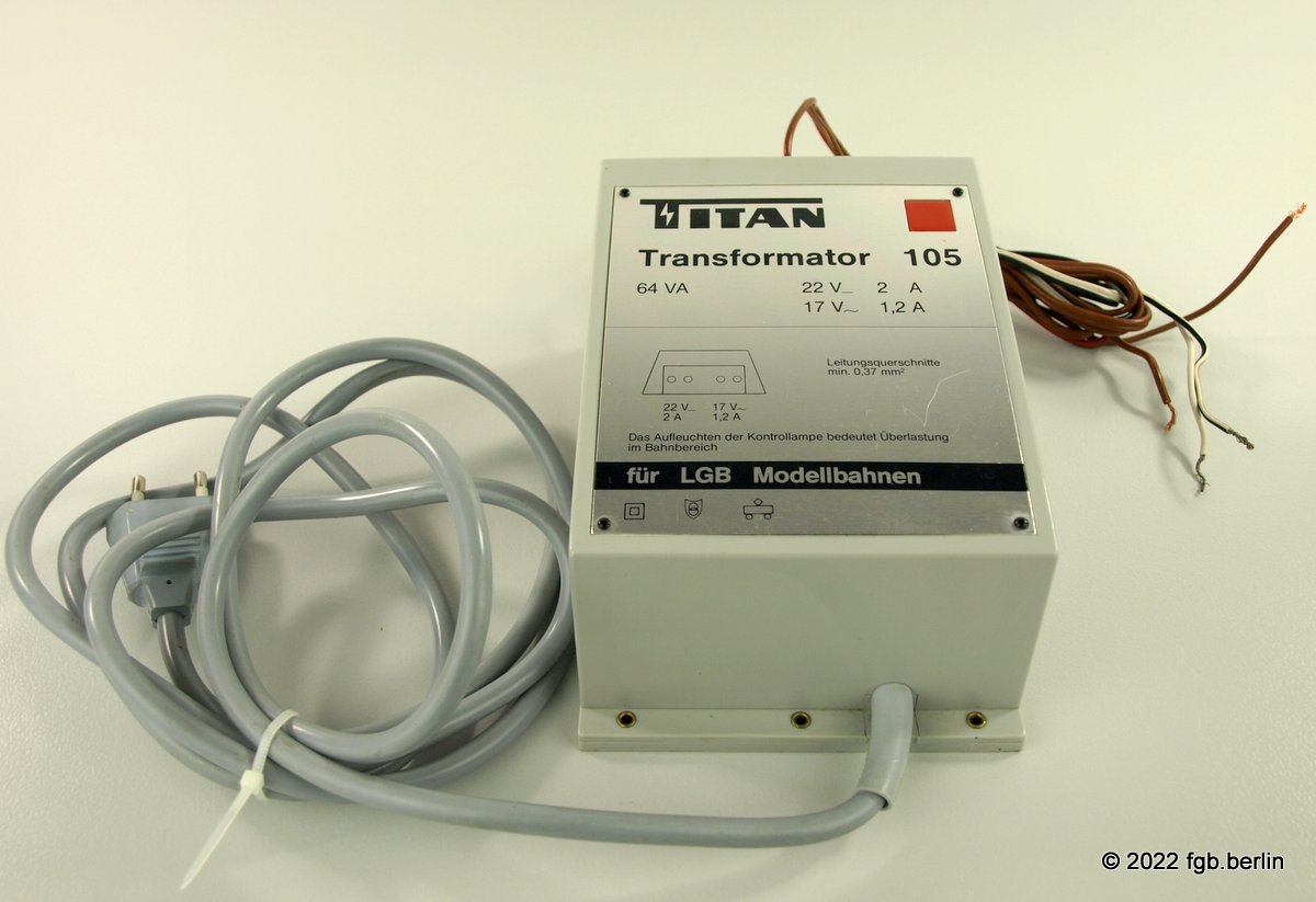 Titan Netzgerät Typ 105, 3,2 Ampere - FGB-Berlin