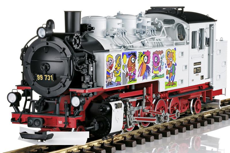 LGB SOEG Dampflok VII K 99 731 - Fotoanstrich - im Künstlerdesign LGB SOEG Dampflok VII K 99 731 - Fotoanstrich - im Künstlerdesign