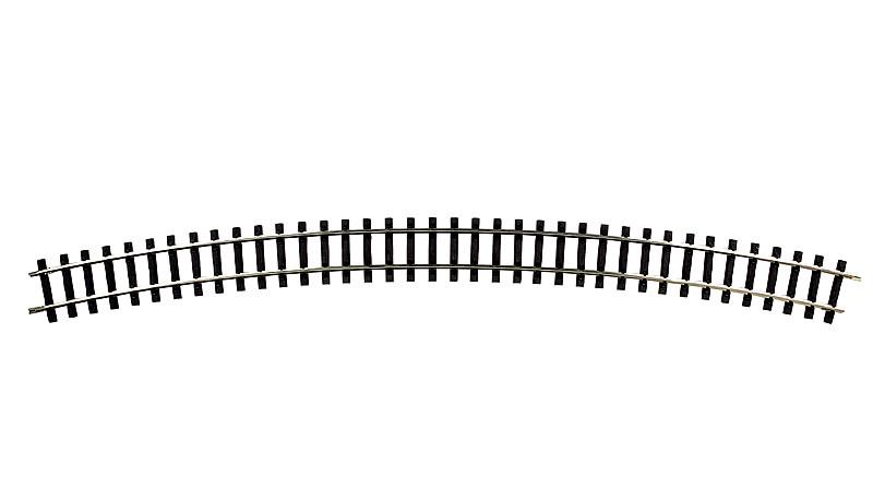 THIEL R= 210 cm, gebogenes Gleis vernickelt