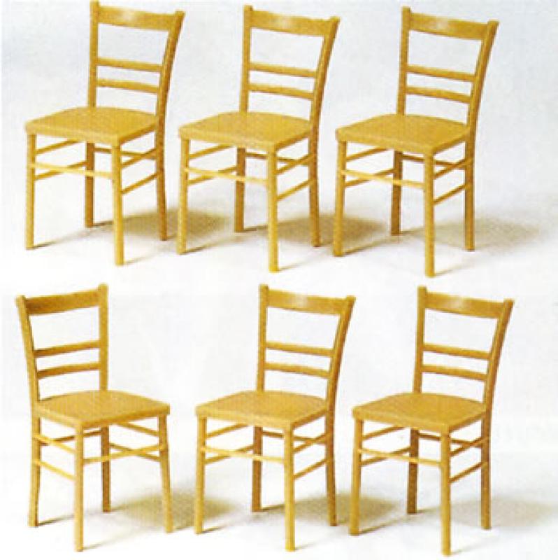 Preiser Stühle, 6 Stk.
