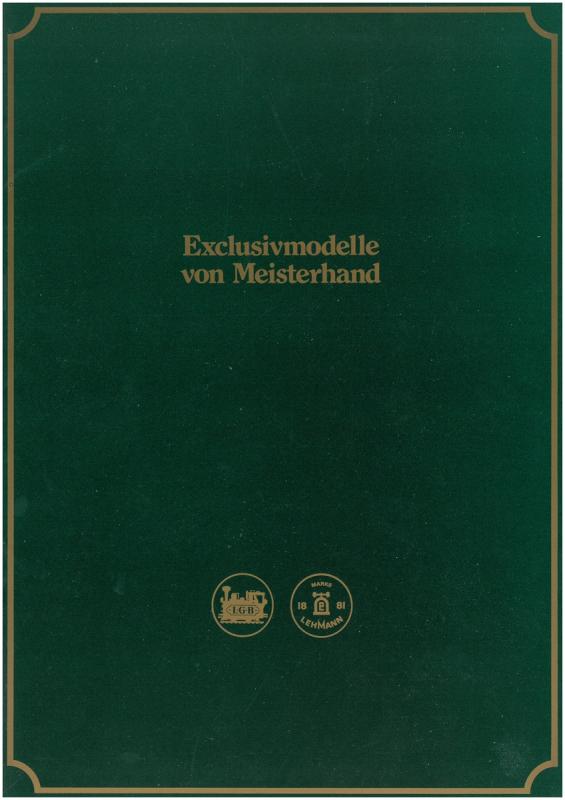 LGB Exclusivmodelle 1981