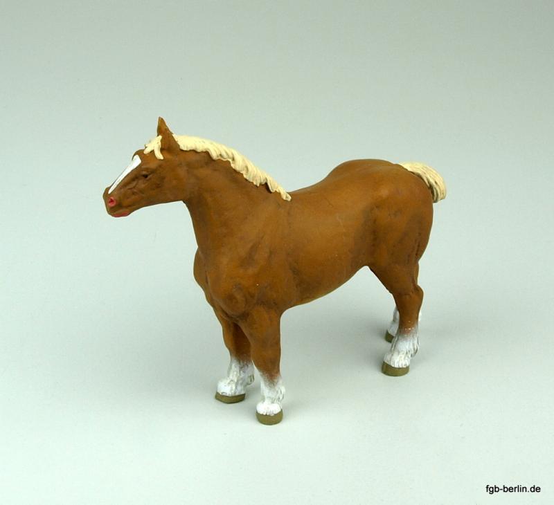 Preiser Elastolin Pferd, belgisch
