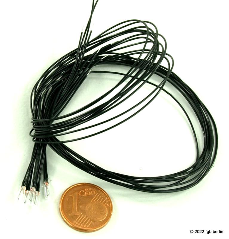 BB T 1/2 Micro-Lampe mit Kabel, 5 Stück