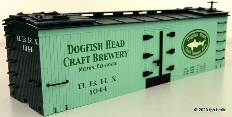 Bachmann Kühlwagenkasten (Reefer) Dogfish Head Craft Brewery