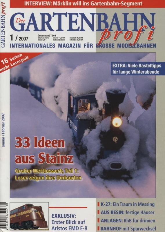 Gartenbahn profi Heft 01/2007