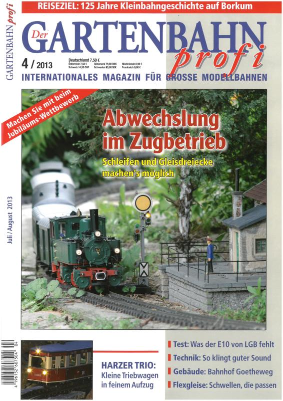 Gartenbahn profi Heft 04/2013