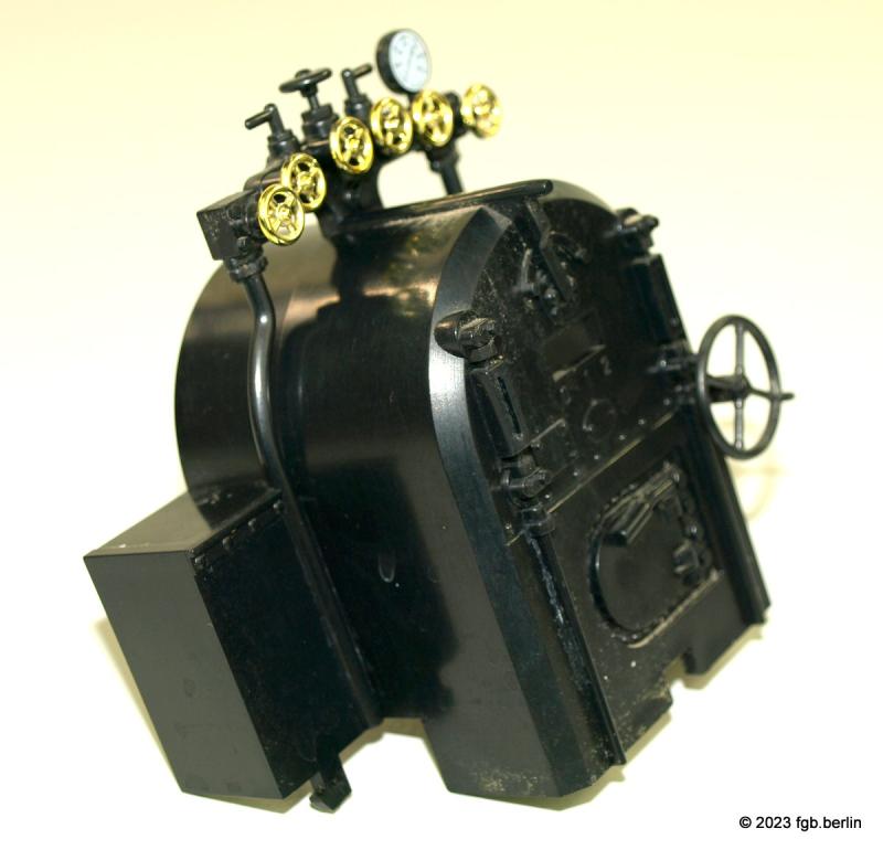 LGB Feuerungskessel, bedruckt mit div. Handrädern
