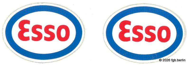 LGB Beschriftungsbögen für Kesselwagen Esso