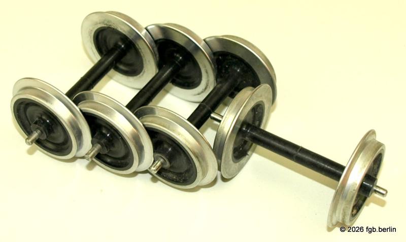 LGB Metallachse-Vollrad - 4 Stück