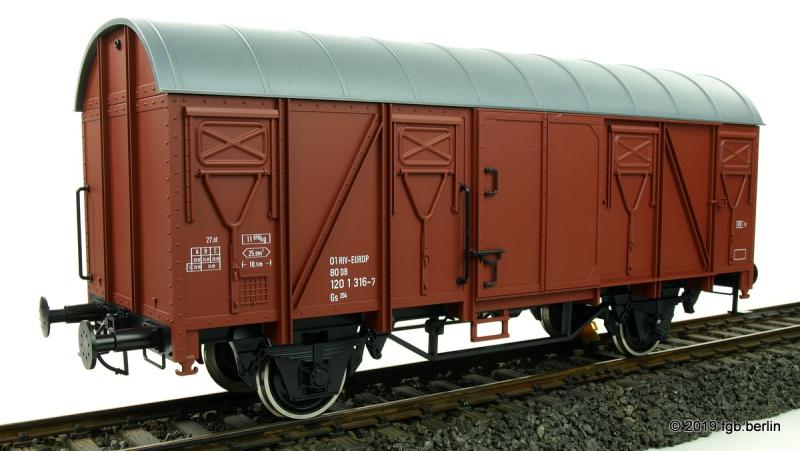 Modelbouw Boerman gedeckter Güterwagen DB Gs 204 - 1 316-7