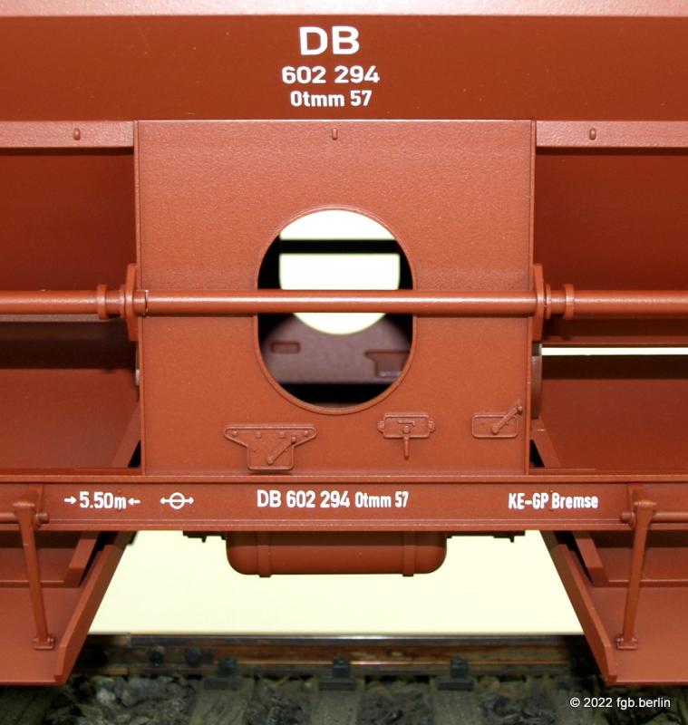 Modelbouw Boerman DB Otmm 57 Schotterwagen