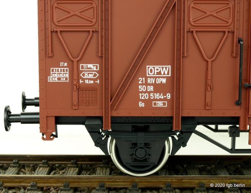 Modelbouw Boerman gedeckter Güterwagen DR Gs1204 (OPW)